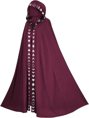 2023 Fall Fashion Windproof Hooded Open Front Cardigan, Women Long Poncho Cape Coat Winter Cloak Trench Outwear Jacket