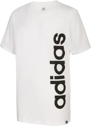 adidas Boys' Short Sleeve Cotton Jersey Logo T-Shirt Tee
