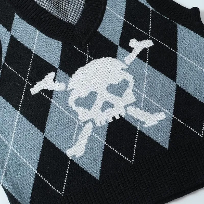 After Death Knitted Sweater Vest