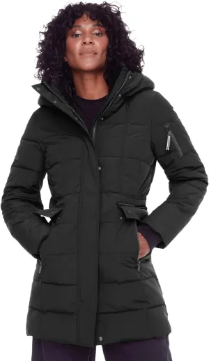ALPINE NORTH Kootney Womens Vegan Down Mid-Length Parka  Insulated, Water-Repellent Winter Coat with Hood