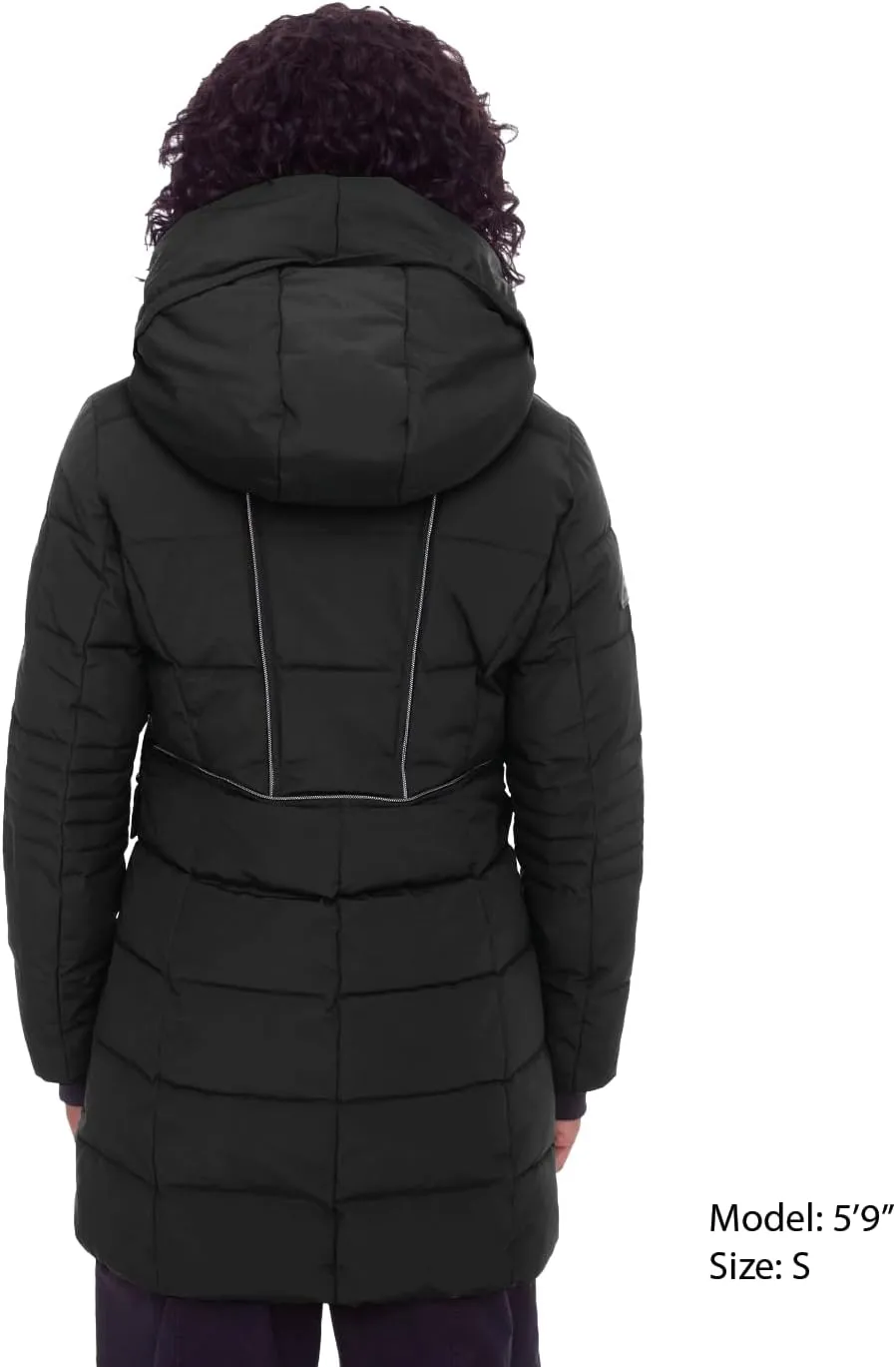 ALPINE NORTH Kootney Womens Vegan Down Mid-Length Parka  Insulated, Water-Repellent Winter Coat with Hood