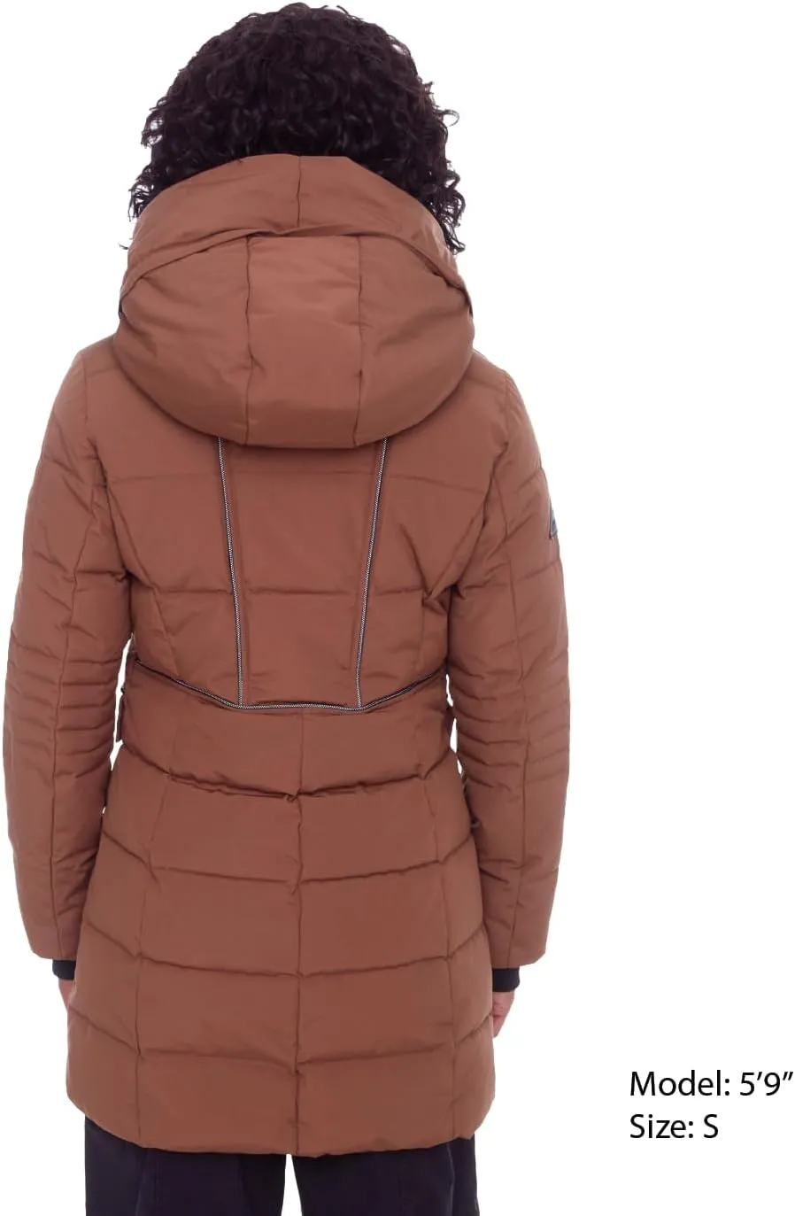 ALPINE NORTH Kootney Womens Vegan Down Mid-Length Parka  Insulated, Water-Repellent Winter Coat with Hood