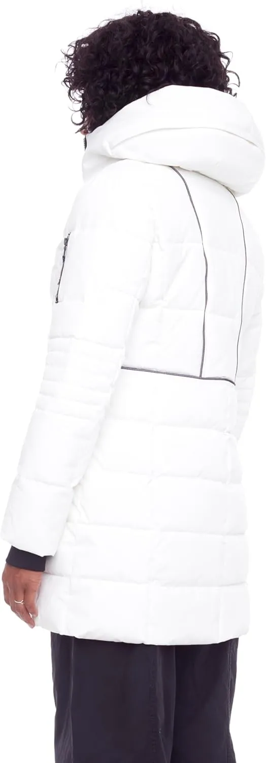 ALPINE NORTH Kootney Womens Vegan Down Mid-Length Parka  Insulated, Water-Repellent Winter Coat with Hood