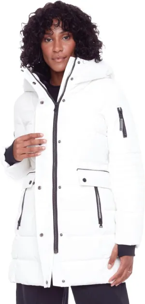 ALPINE NORTH Kootney Womens Vegan Down Mid-Length Parka  Insulated, Water-Repellent Winter Coat with Hood