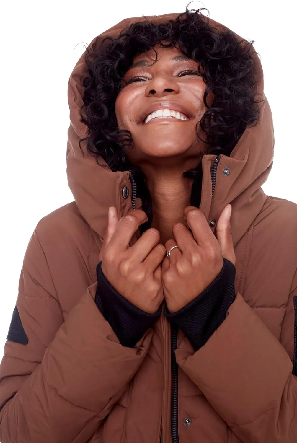 ALPINE NORTH Kootney Womens Vegan Down Mid-Length Parka  Insulated, Water-Repellent Winter Coat with Hood
