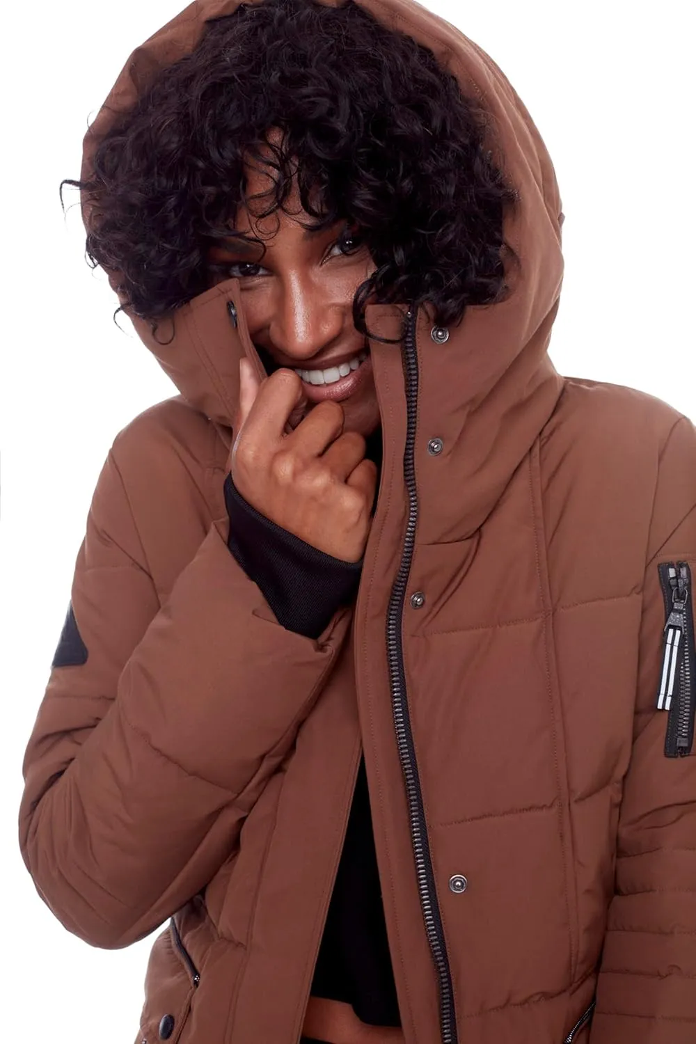 ALPINE NORTH Kootney Womens Vegan Down Mid-Length Parka  Insulated, Water-Repellent Winter Coat with Hood