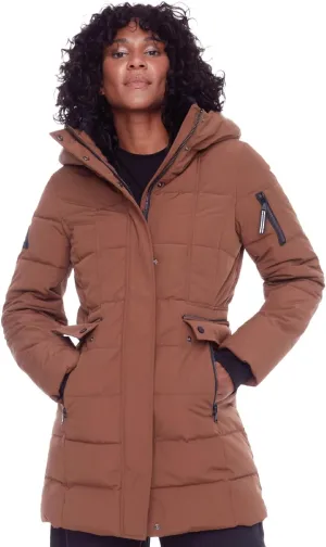 ALPINE NORTH Kootney Womens Vegan Down Mid-Length Parka  Insulated, Water-Repellent Winter Coat with Hood