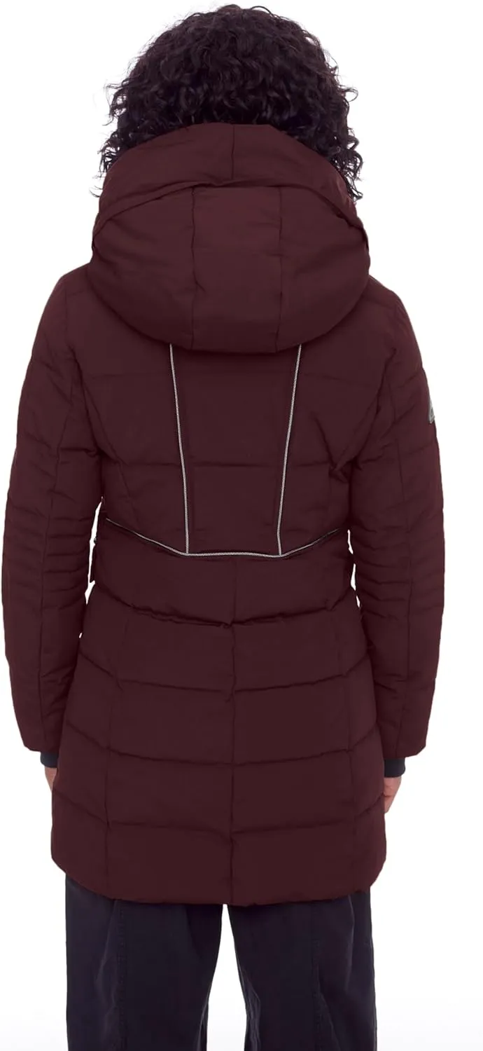 ALPINE NORTH Kootney Womens Vegan Down Mid-Length Parka  Insulated, Water-Repellent Winter Coat with Hood