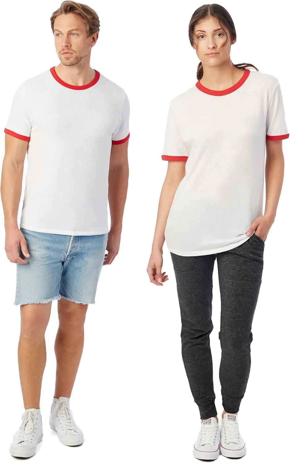 Alternative Men's Ringer Tee, Jersey Keeper Ringer Shirt