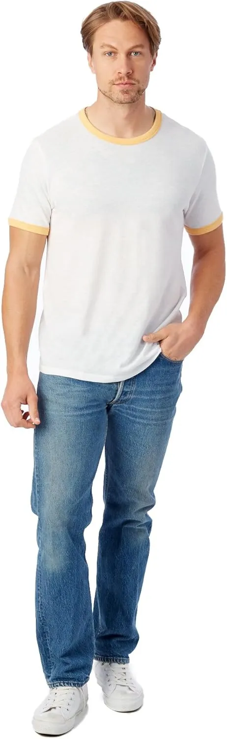 Alternative Men's Ringer Tee, Jersey Keeper Ringer Shirt