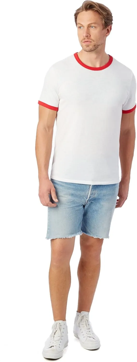 Alternative Men's Ringer Tee, Jersey Keeper Ringer Shirt