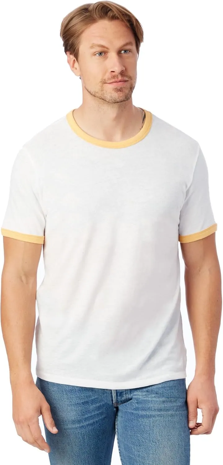 Alternative Men's Ringer Tee, Jersey Keeper Ringer Shirt