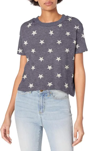 Alternative Women's Cropped T shirt, Headliner Vintage Cropped Tee