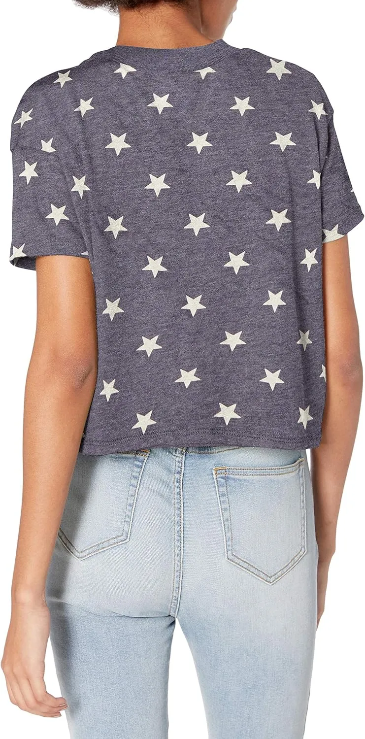 Alternative Women's Cropped T shirt, Headliner Vintage Cropped Tee