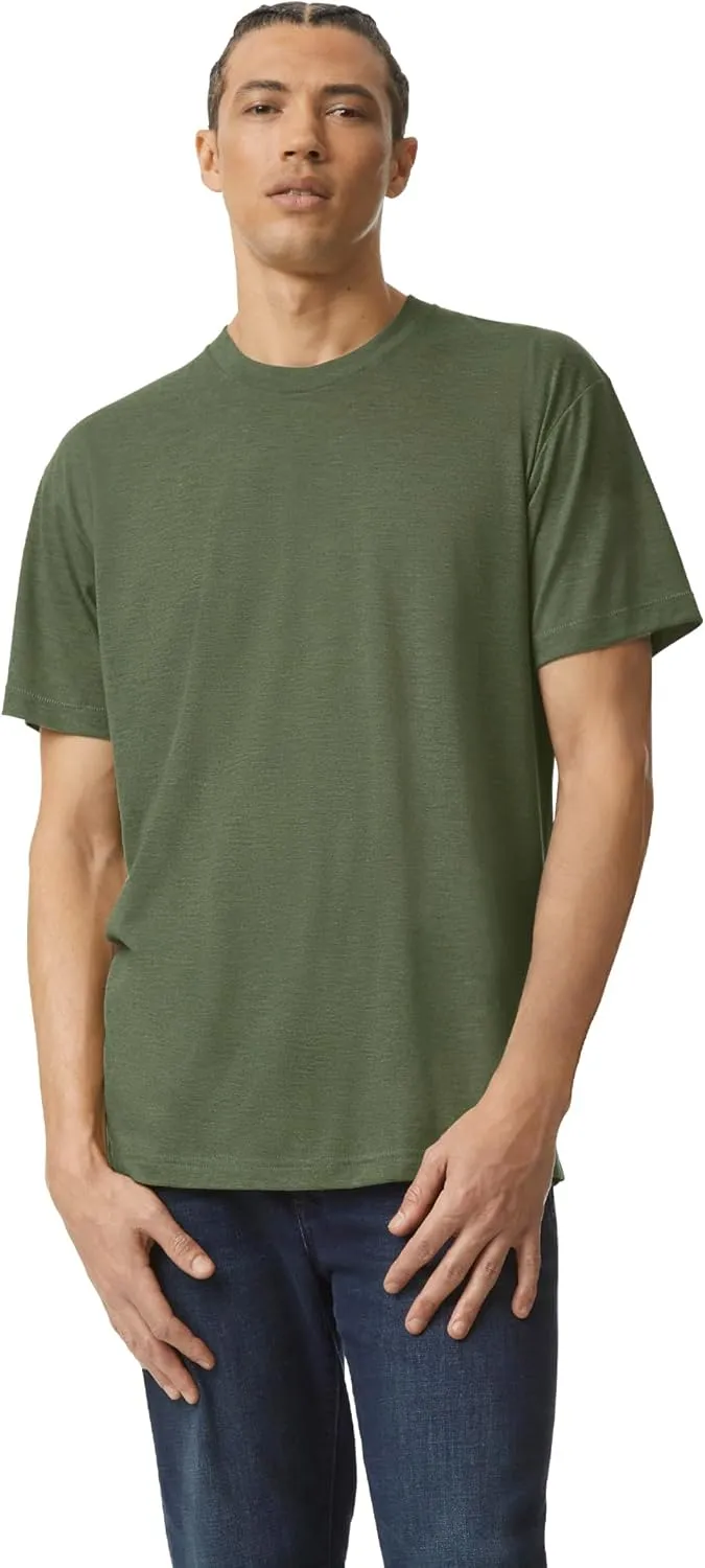 American Apparel Adult Tri-Blend Track T-Shirt, Style GTR401, 2-Pack