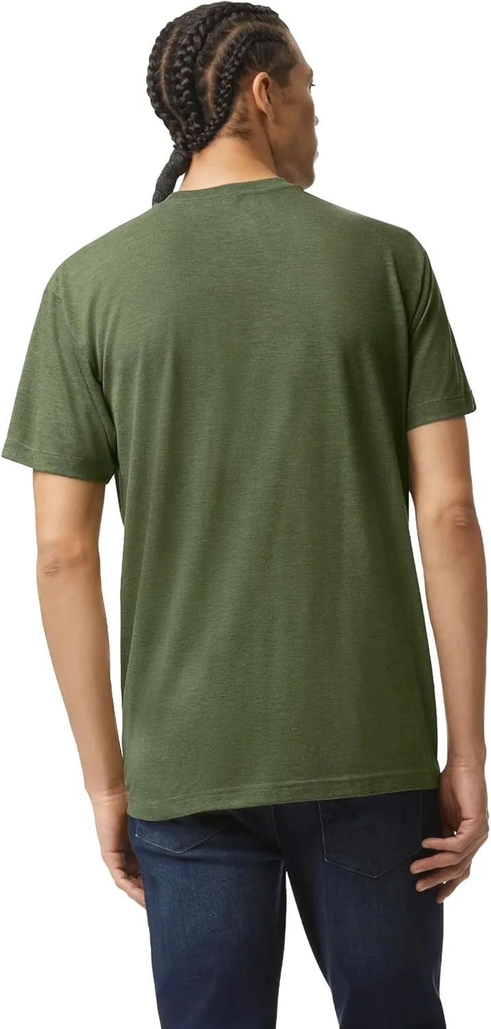 American Apparel Adult Tri-Blend Track T-Shirt, Style GTR401, 2-Pack