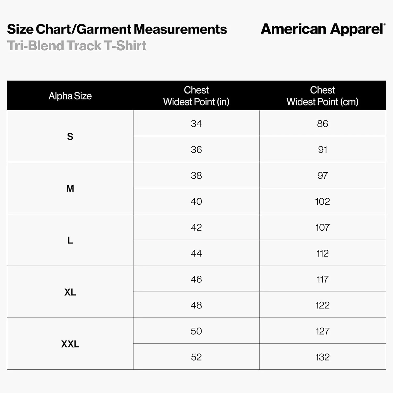 American Apparel Adult Tri-Blend Track T-Shirt, Style GTR401, 2-Pack