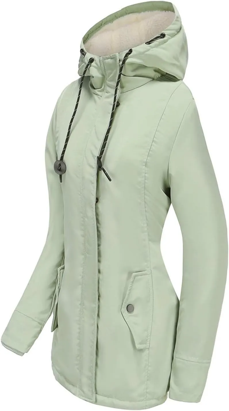 AYGJKIE Waterproof Parka Jacket Trendy Coat Women Winter Jacket Cotton Padded Warm Maxi Puffer Coat Lady Long Coats