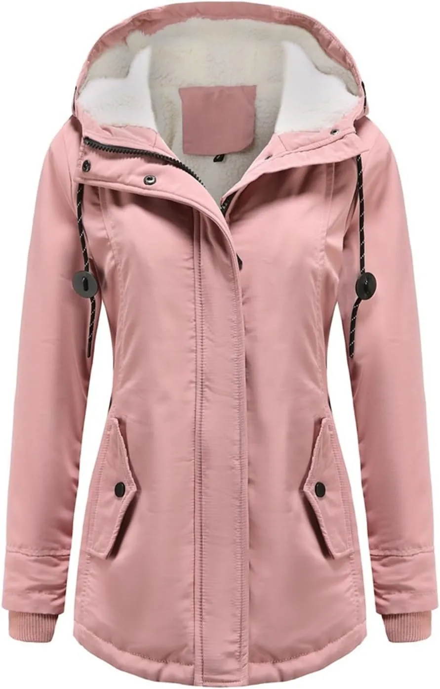 AYGJKIE Waterproof Parka Jacket Trendy Coat Women Winter Jacket Cotton Padded Warm Maxi Puffer Coat Lady Long Coats