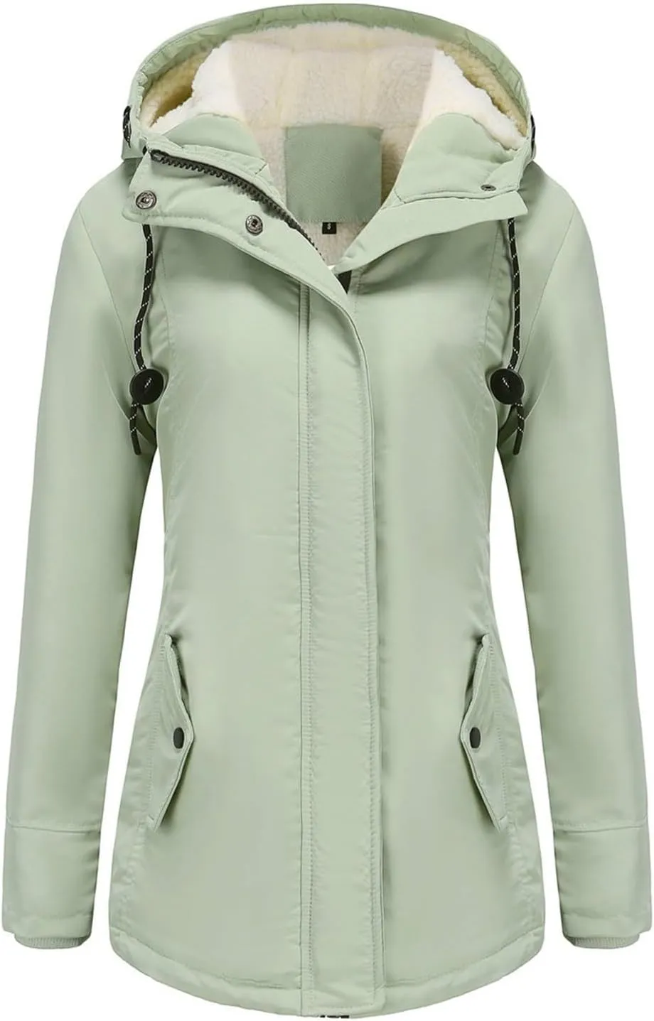 AYGJKIE Waterproof Parka Jacket Trendy Coat Women Winter Jacket Cotton Padded Warm Maxi Puffer Coat Lady Long Coats