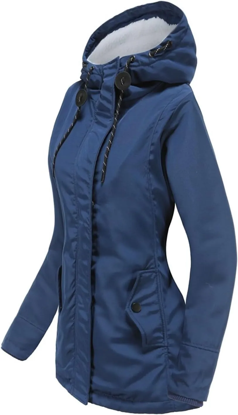 AYGJKIE Waterproof Parka Jacket Trendy Coat Women Winter Jacket Cotton Padded Warm Maxi Puffer Coat Lady Long Coats