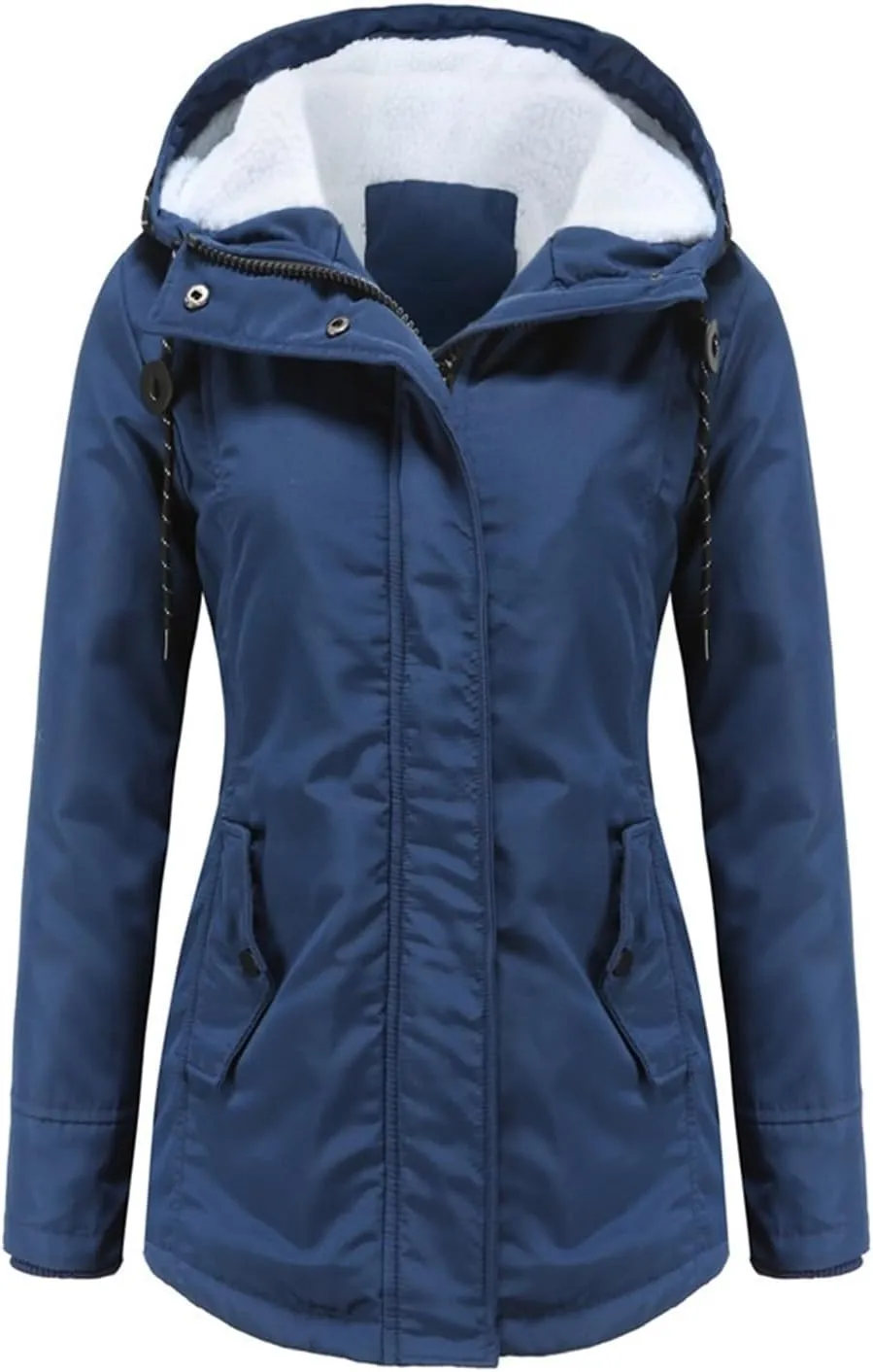 AYGJKIE Waterproof Parka Jacket Trendy Coat Women Winter Jacket Cotton Padded Warm Maxi Puffer Coat Lady Long Coats
