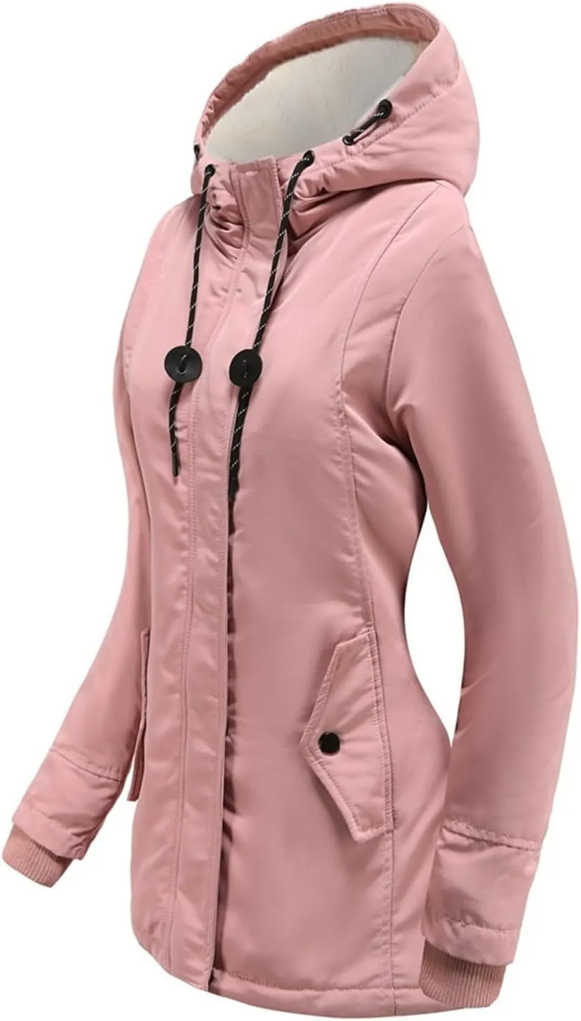 AYGJKIE Waterproof Parka Jacket Trendy Coat Women Winter Jacket Cotton Padded Warm Maxi Puffer Coat Lady Long Coats
