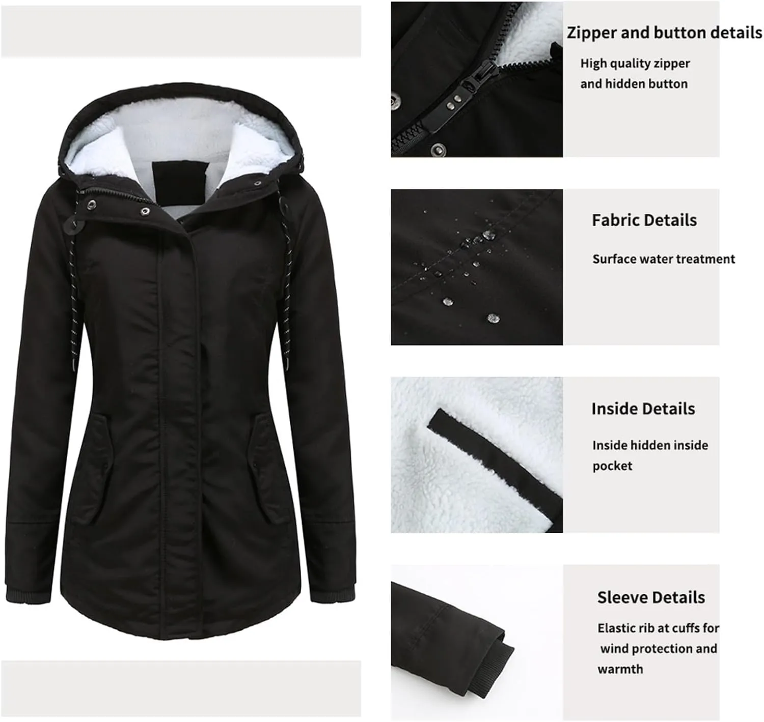 AYGJKIE Waterproof Parka Jacket Trendy Coat Women Winter Jacket Cotton Padded Warm Maxi Puffer Coat Lady Long Coats