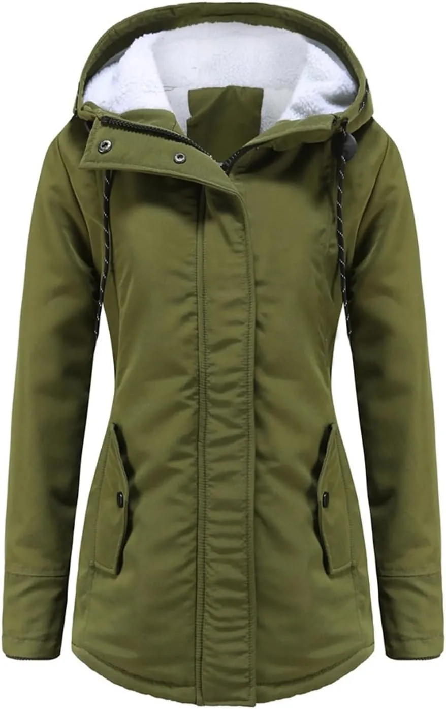 AYGJKIE Waterproof Parka Jacket Trendy Coat Women Winter Jacket Cotton Padded Warm Maxi Puffer Coat Lady Long Coats