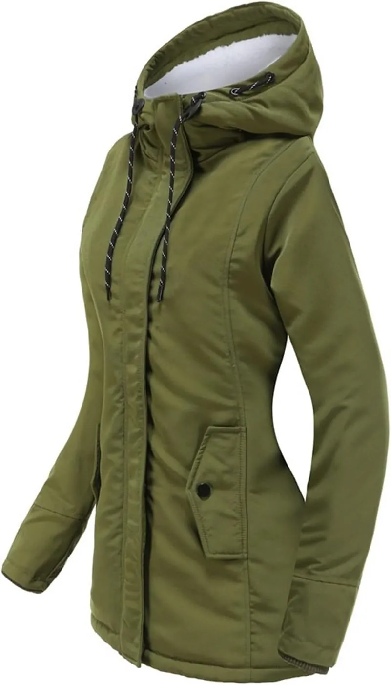 AYGJKIE Waterproof Parka Jacket Trendy Coat Women Winter Jacket Cotton Padded Warm Maxi Puffer Coat Lady Long Coats