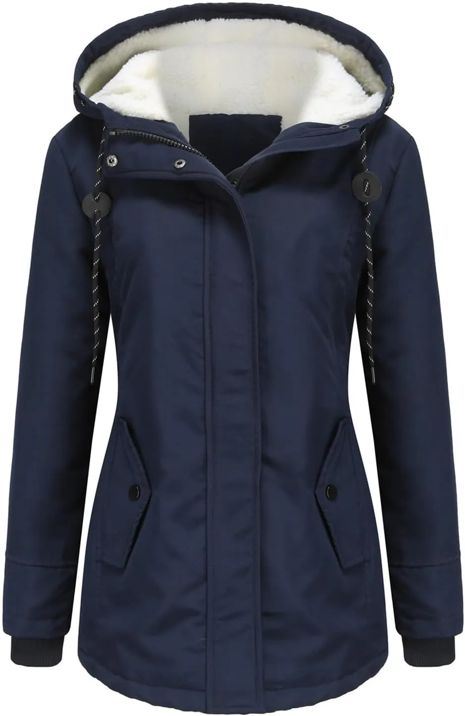 AYGJKIE Waterproof Parka Jacket Trendy Coat Women Winter Jacket Cotton Padded Warm Maxi Puffer Coat Lady Long Coats