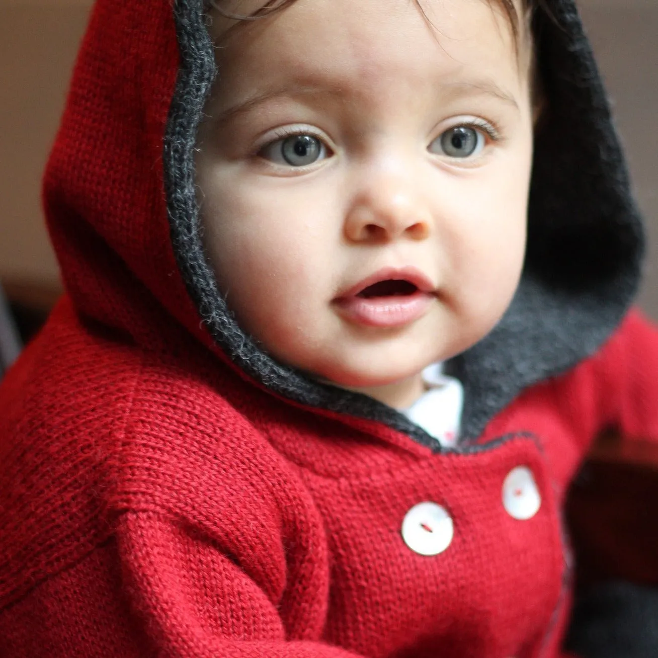 Baby Alpaca Red Jacket