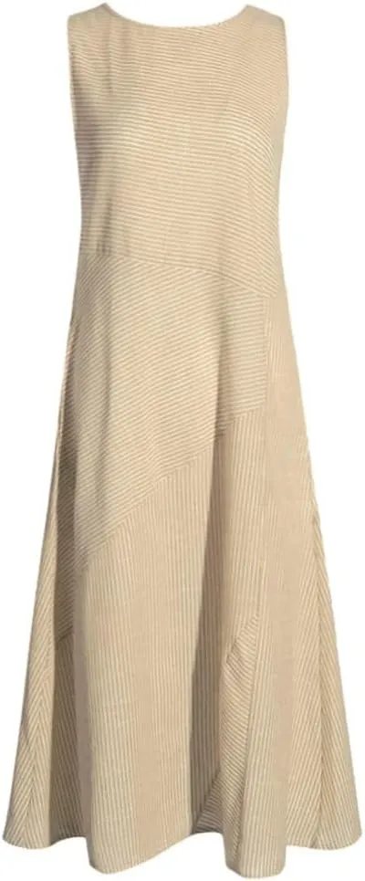 BAXLIMEK Maxi Dresses for Women,2023 Spring Summer Trendy Plain Cotton Linen Dress,Casual Boho Plus Size Beach Dress