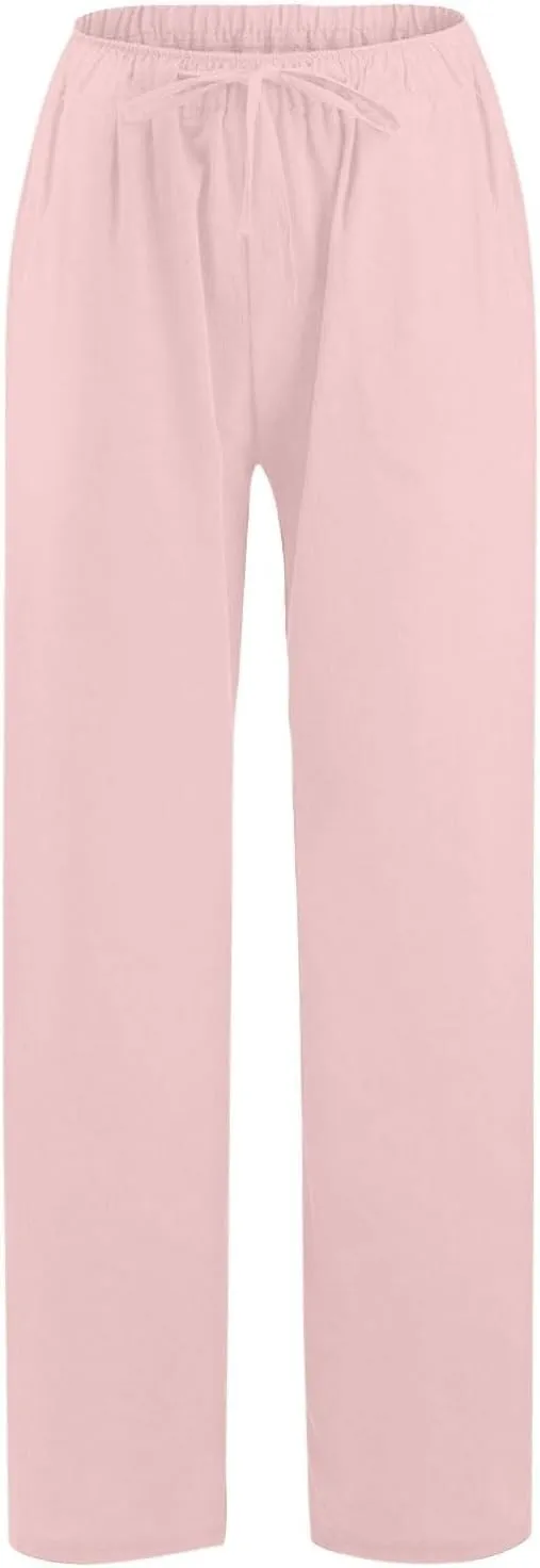 Black Pants for Women Color Tether Loose Yoga Trousers Womens Pants Casual Womens Loose Pants Petite Wide Leg