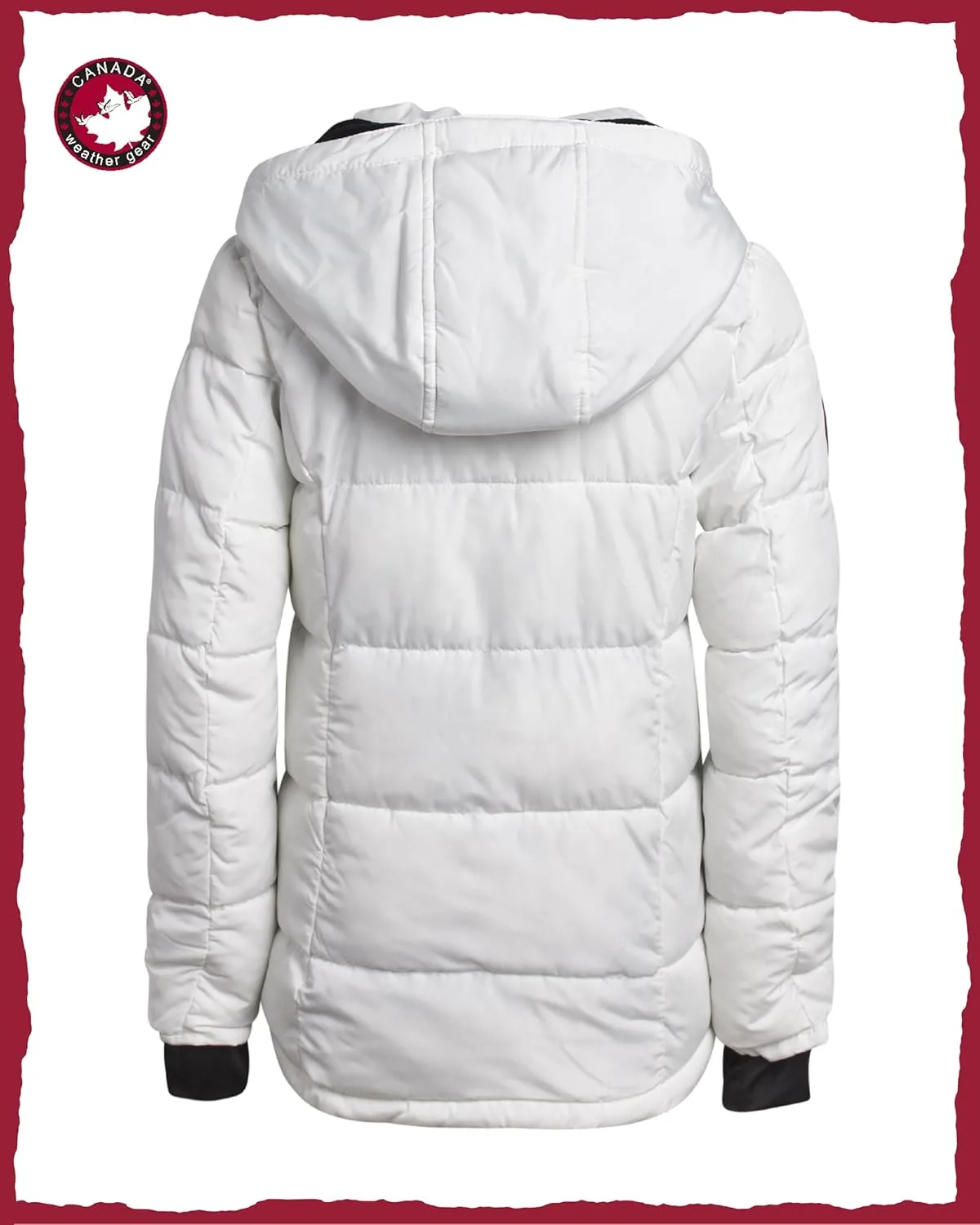 CANADA WEATHER GEAR Girls' Winter Coat - Quilted Heavyweight Puffer Parka Coat - Warm Winter Jacket for Girls (7-16)
