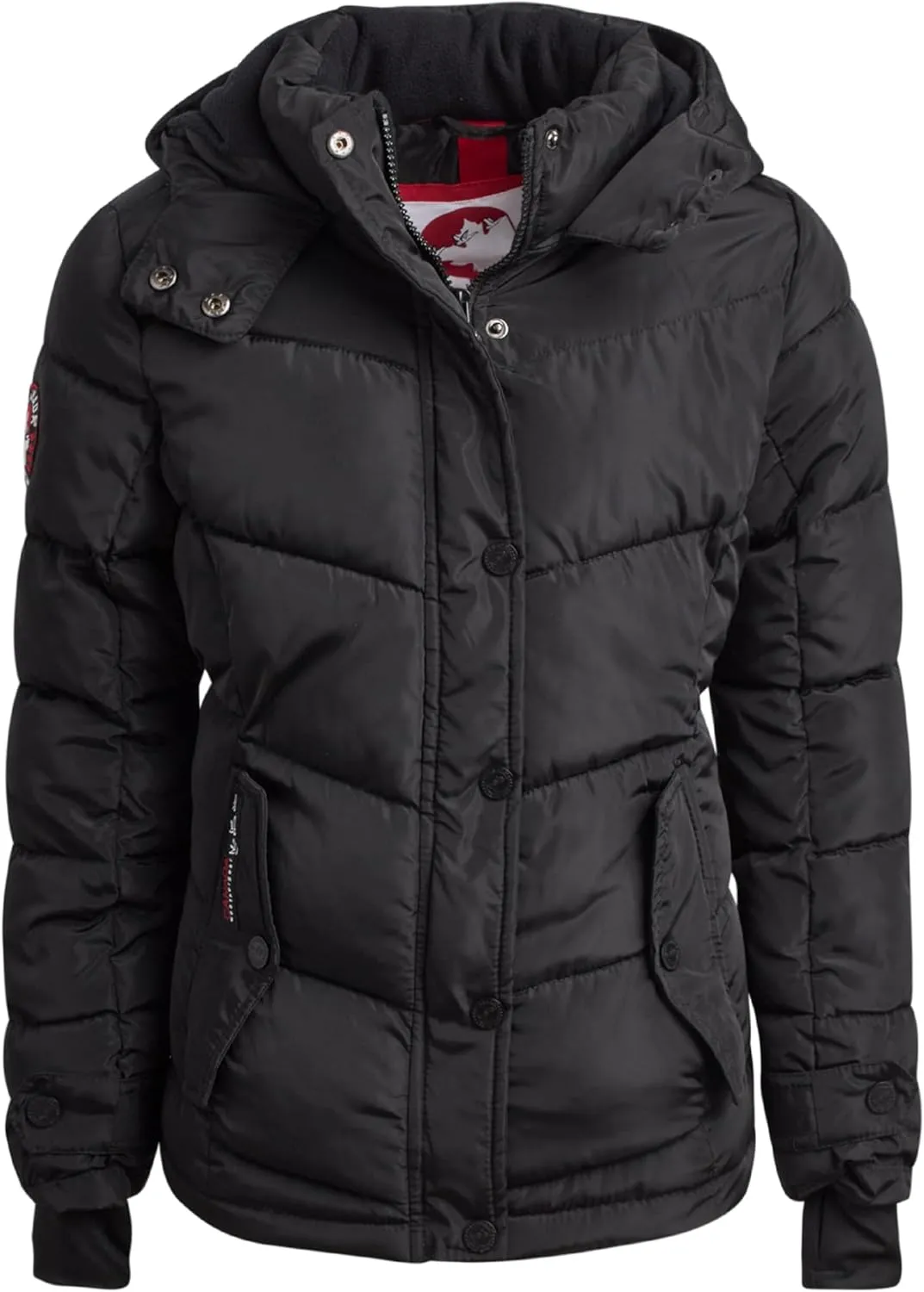 CANADA WEATHER GEAR Girls' Winter Coat - Quilted Heavyweight Puffer Parka Coat - Warm Winter Jacket for Girls (7-16)