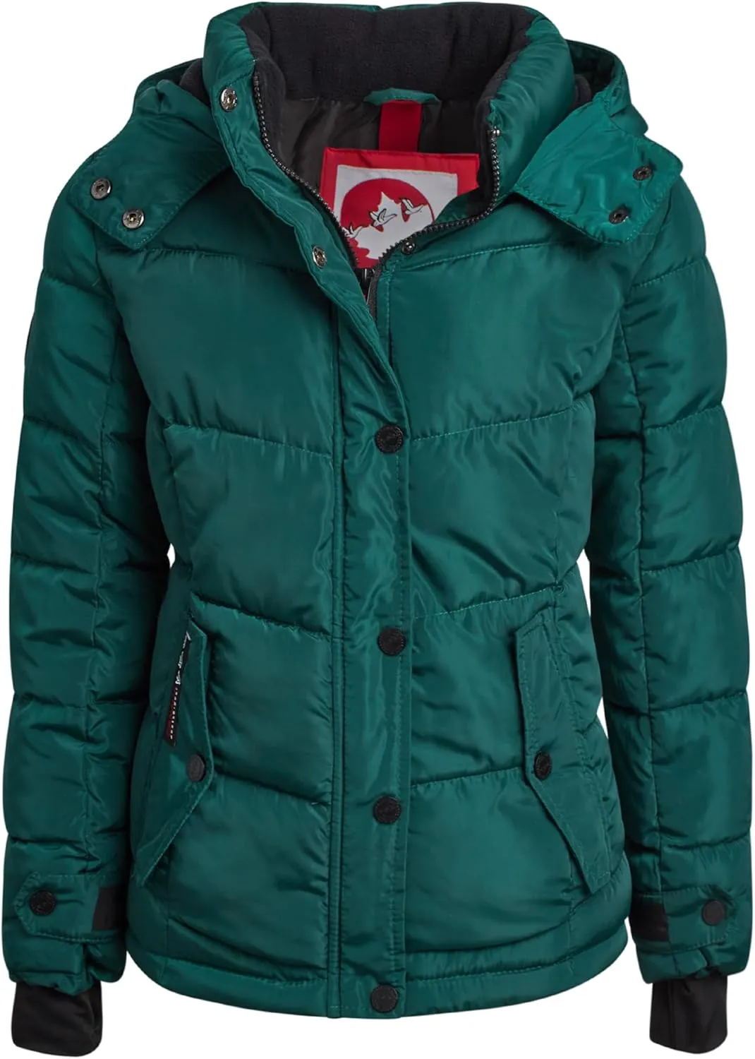 CANADA WEATHER GEAR Girls' Winter Coat - Quilted Heavyweight Puffer Parka Coat - Warm Winter Jacket for Girls (7-16)