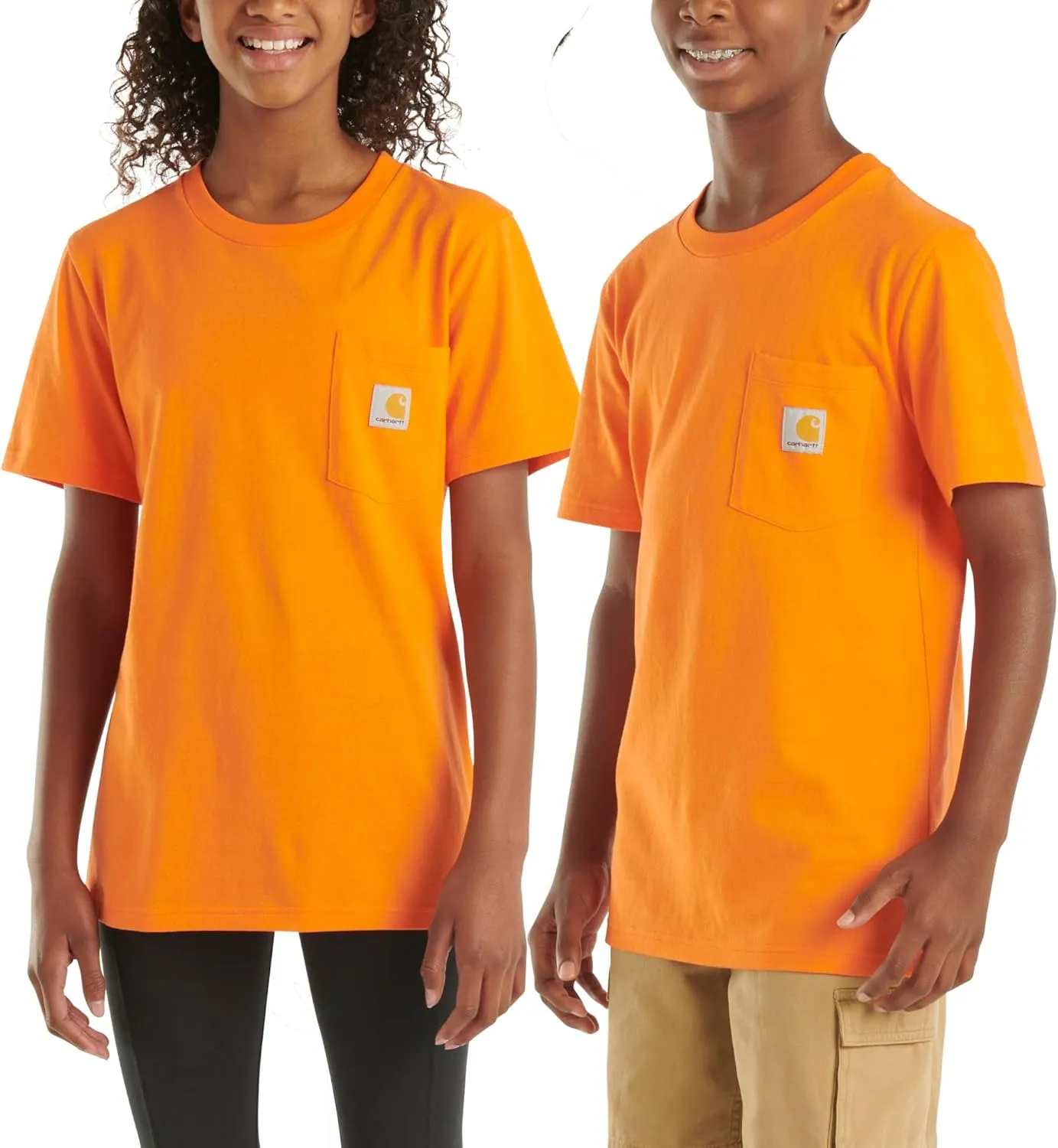 Carhartt Unisex Kid's Short Sleeve Pocket T Tee Shirt