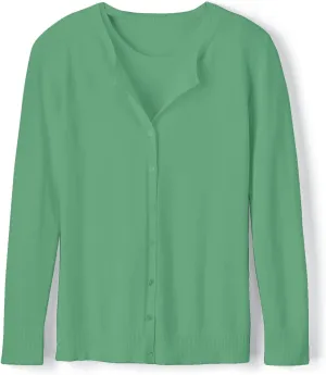 Caroline Cardigan and Shell Twinset | Womens Button Down Sweater and Tank Top Set | Soft Knit | Long Sleeve