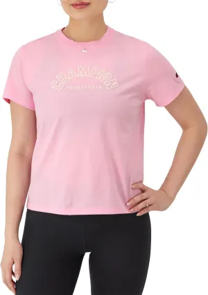 Champion Women's Tshirt, Classic Graphic Tshirt Lightweight and Comfortable Tee For Women (Plus Size Available)