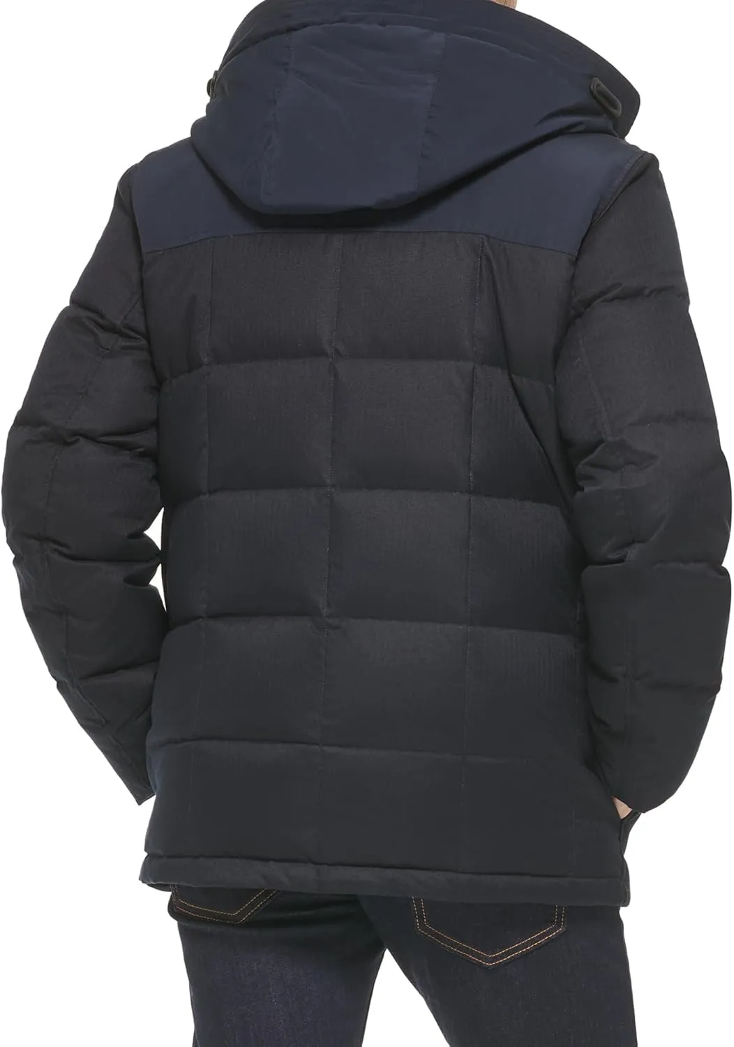 Cole Haan Men's Quilted Flannel Packable Down Parka