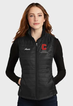 Cornell Equestrian Port Authority Ladies Packable Down Vest