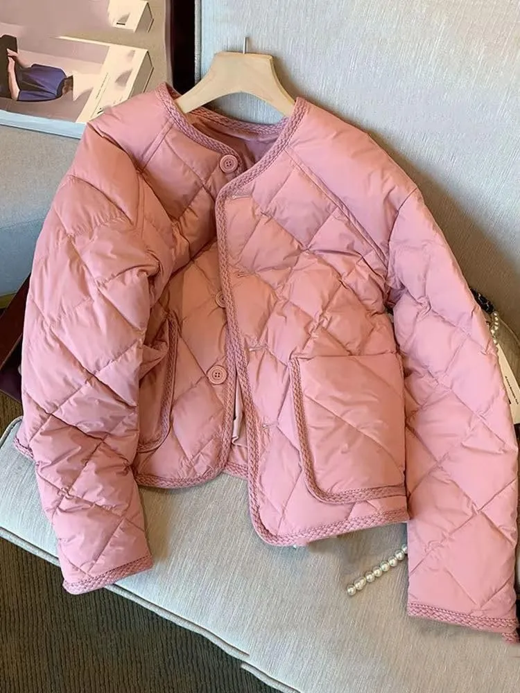 Cotton Padded Short Parkas Women Down Jacket Winter Loose Jacket Warm Coat