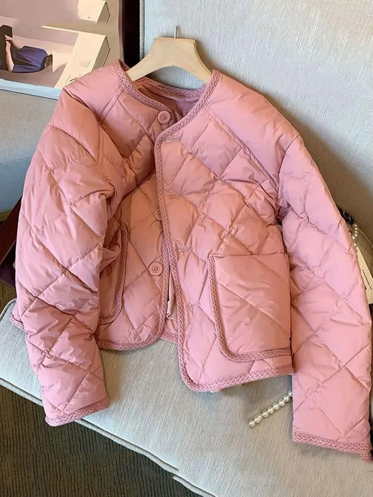 Cotton Padded Short Parkas Women Down Jacket Winter Loose Jacket Warm Coat
