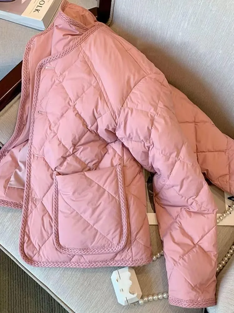 Cotton Padded Short Parkas Women Down Jacket Winter Loose Jacket Warm Coat