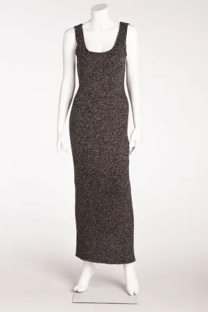 Donna Karan - Dark Gray Sleeveless Long Sweater Dress - US 6