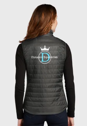 Dynamic Equestrian Team Port Authority Ladies Packable Down Vest