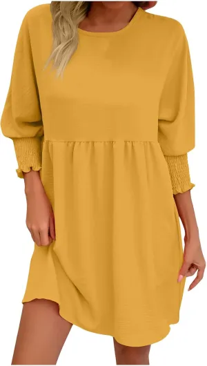 Firzero Summer Dresses for Women 2024 Sexy Skew Collar Sleeveless Sundress Casual Loose Fit Beach Dress Tank Dress