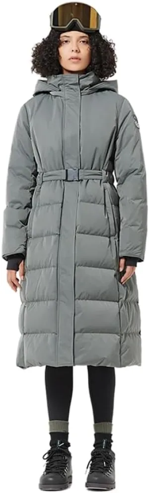 Fitouch Olym Women's Long Down Puffer Parka Jacket | Waterproof | 750  Fill Power