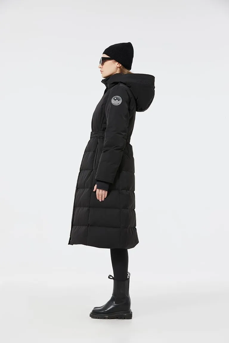 Fitouch Olym Women's Long Down Puffer Parka Jacket | Waterproof | 750  Fill Power